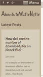 Mobile Screenshot of absolutewillynilly.com